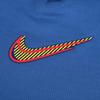 Nike T Shirts Men's Blue Stand Collar Moderate Straight Fit DH8733-407