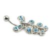 Les Trésors De Lily [I1199] - Turquoise 'Butterflies' Body Piercing