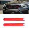 2Pcs Car Grill Bar V Brace Style Front Grille Trim Strips Cover Frame Stickers For BMW F30 F10 F20 F11 F31 F07 F32 F33 F34 F36
