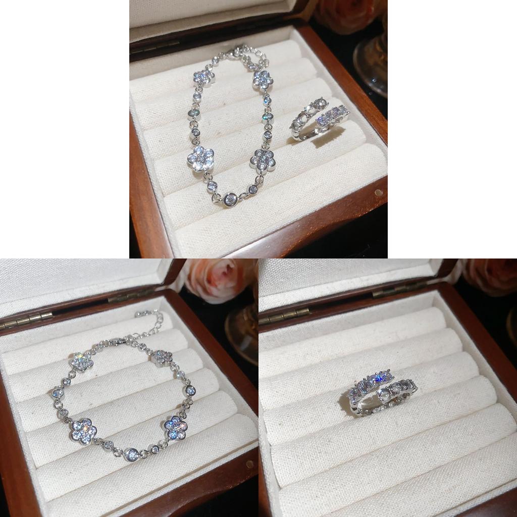 Zircon Flower Jewelry For Women With Simple Style And Highend Feel For Summer 2026
