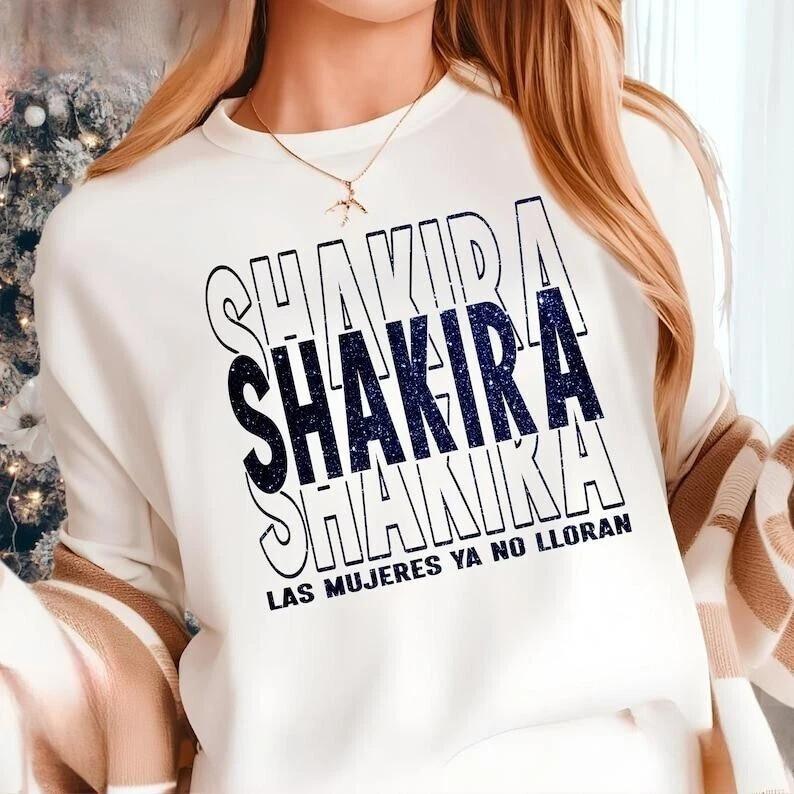 

Las Mujeres Ya No Lloran World Tour Shirt LMYNL Shakira Fan ShirtShakira 2025 Unisex T-Shirt XL