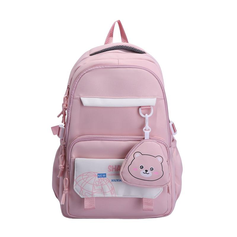 

High value, large capacity, niche, light weight, cute versatile schoolbag, junior high school student backpack
