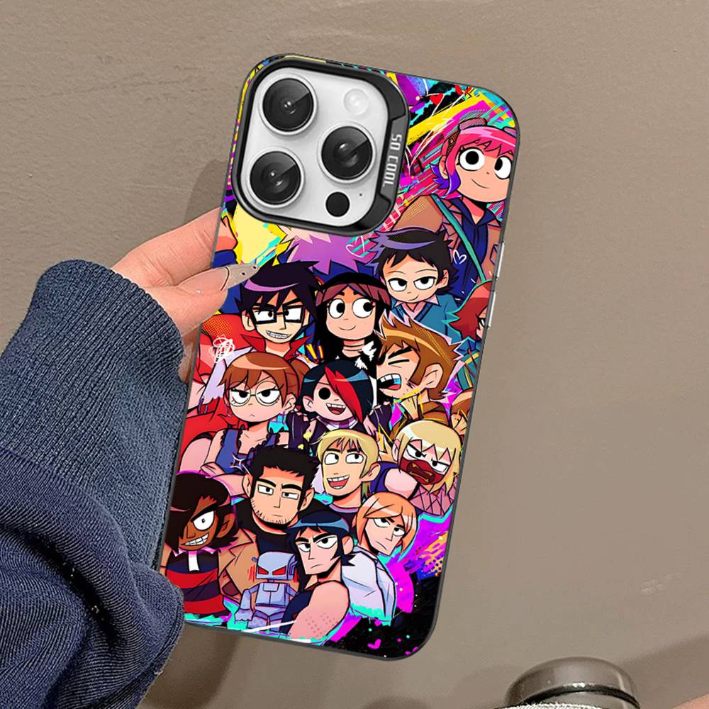 

Comedy Film Scott Pilgrim VS The World Phone Case For IPhone 17 16 15 14 13 12 11 Pro Max Plus Color Silver Cover iPhone 13 pro