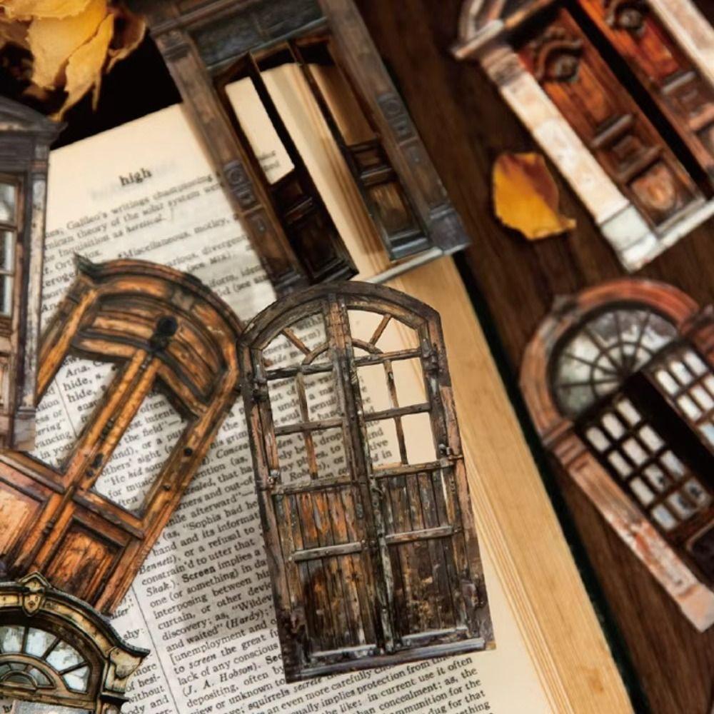 60 pcs Multifunctional Hard Card Stickers Multipurpose Decorative Stickers New DIY Handbook