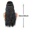 Water ripple fish thread extension wig fiber heat-resistant wig natural and comfortable suitable for daily wear by girls