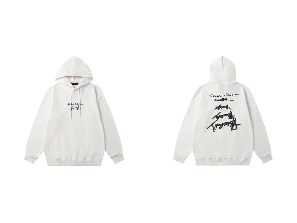 Trendy Unisex Terry Cloth Hoodie