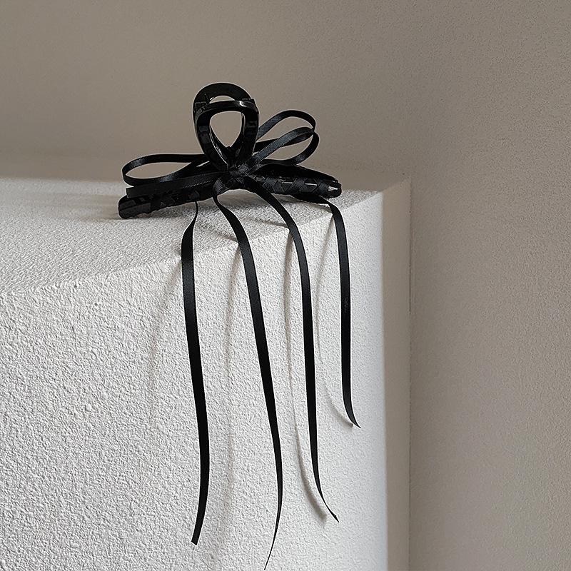 

Супер Фея стример бант зажим женский универсальный темперамент мода акула зажим заколка для волос назад голова