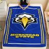 Morehead State Eagles Print Flannel Blanket High Quality Warm Comfortable Cover for All Seasons Perfect for Gifts Home Decor