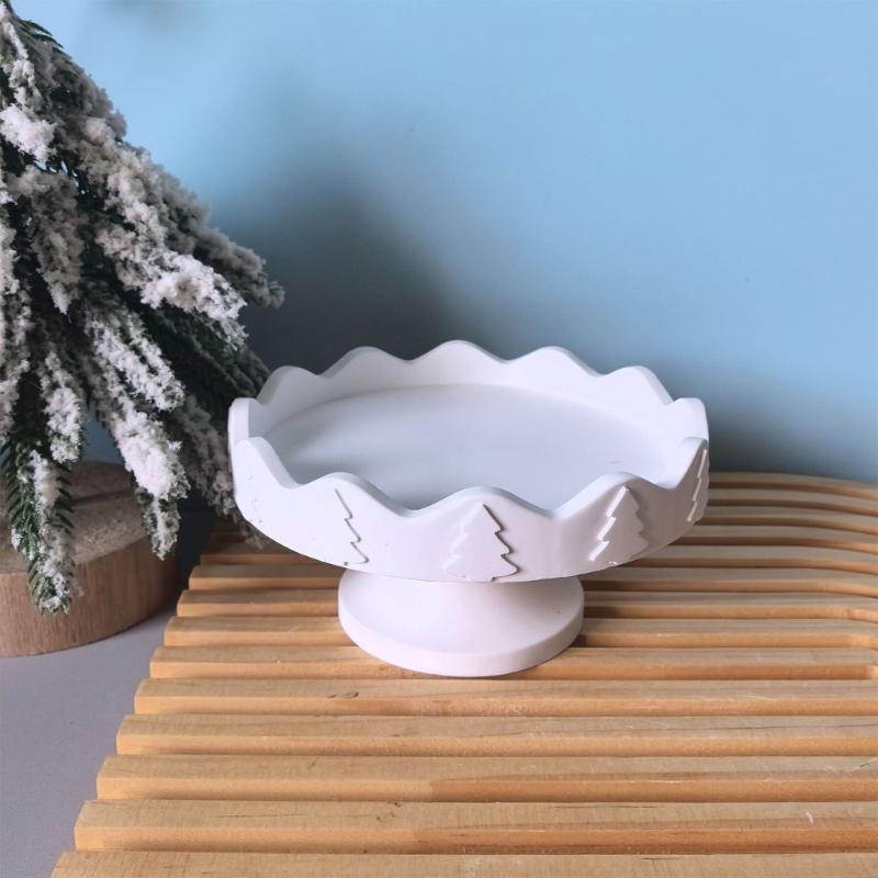 Christmas Silicone Tray Mold for Baking Crafts Food Grade Flexible Holiday Decorating Candy Chocolate Ice Cubes Making