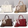 Classic Pu Tote Bag For Women With Large Capacity And Retro Style For Daily Use