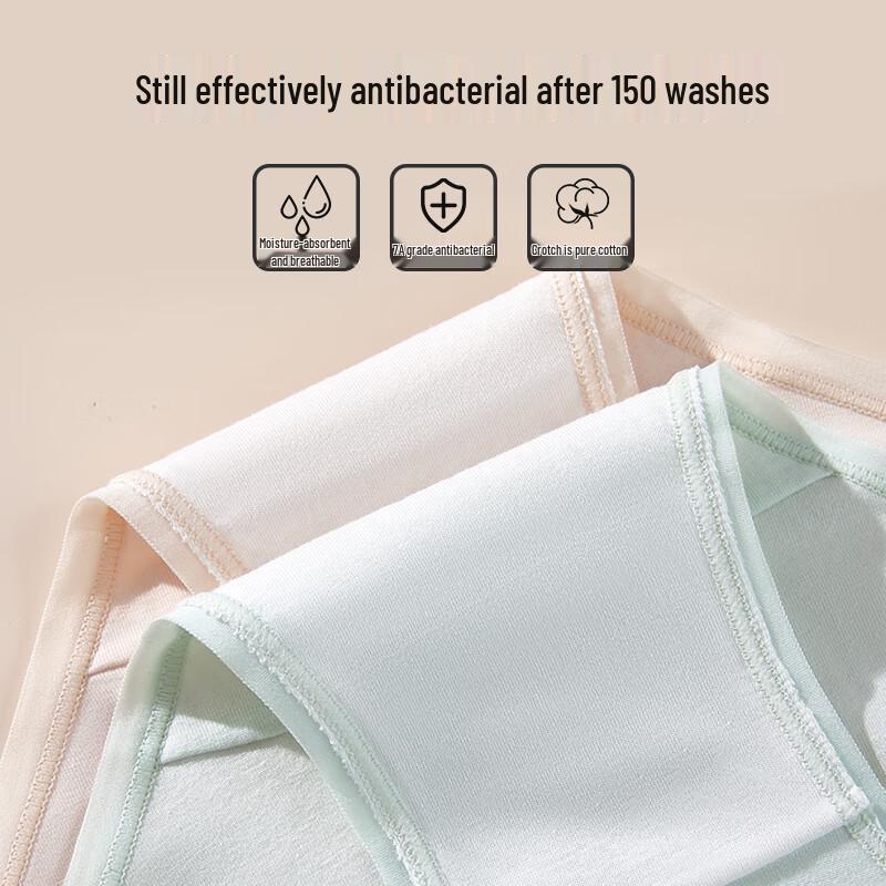 Cosmo Lady Women's 7-Pack Baby Cotton Antibacterial Briefs