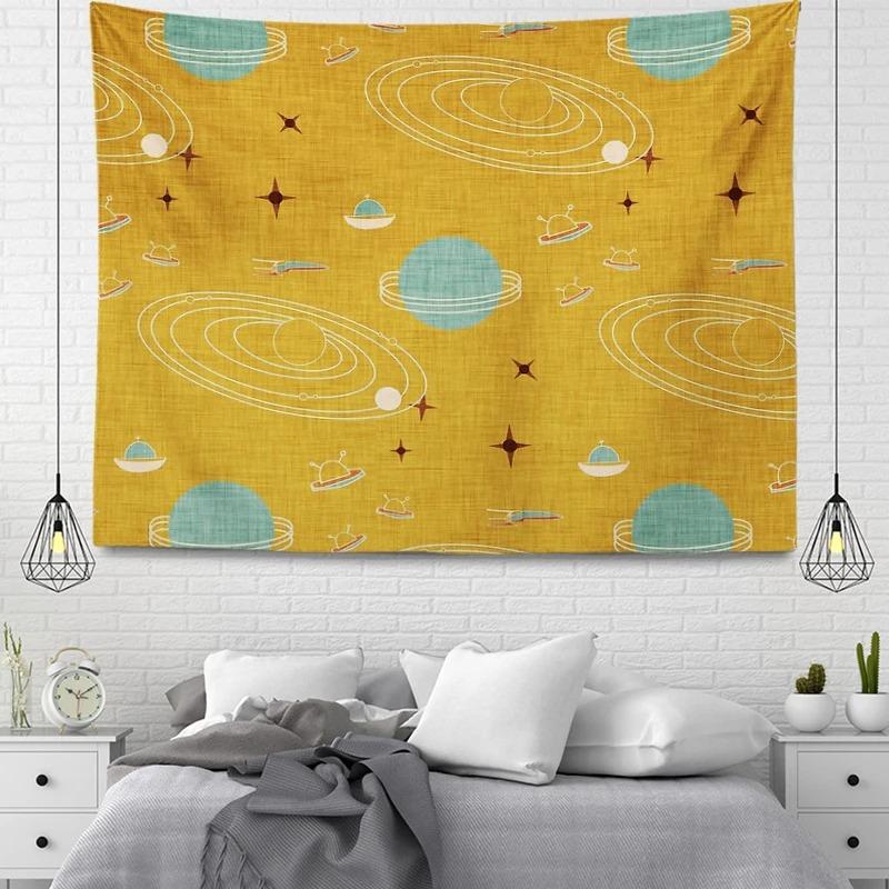 Office Living Room Tapestry Simple Geometric Decorative Hanging Cloth Home Wall Decoration Tapestry