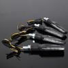 4pcs Universal 12LED Motorcycle ATV Turn Signal Indicator Light Blinker Amber