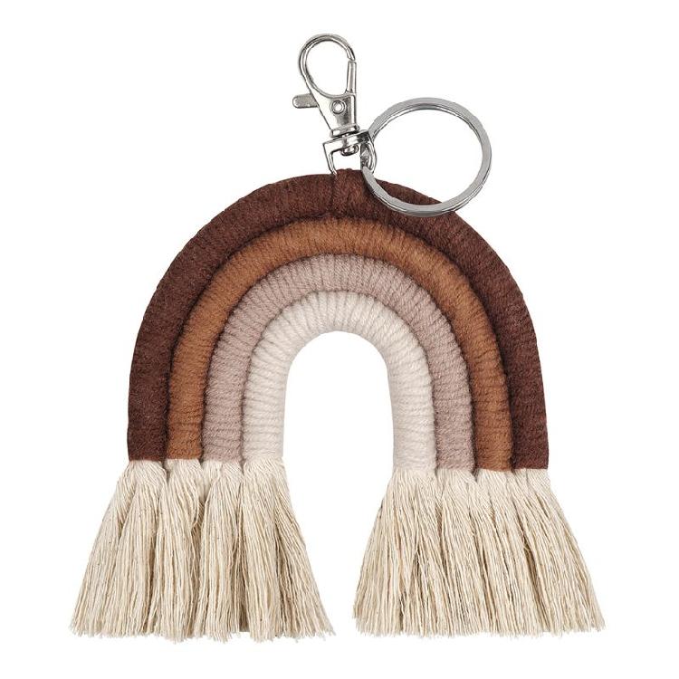 

Fashionable Key Accessory Keychain Stylish Bag Ornament Cotton Texture Suitable for Key Bags and Backpack Decorating