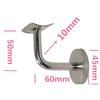 1Pcs Guardrail Banisters Indoor Support Handrail Bracket Stair Railing Support Brackets Stair Rail Bracket Hardware