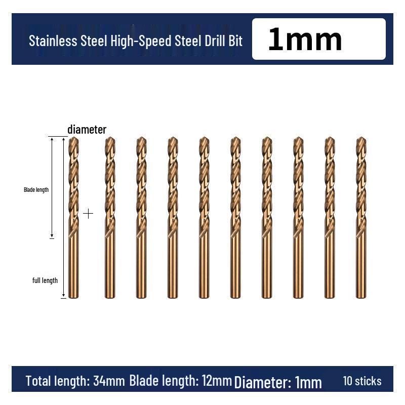 Cobalt Twist Drill Bit for High-Hardness 304 Stainless Steel and Metal