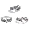 Retro Angel Demon Hip Hop Wing Couples Rings Antique Jewelry Popular Fashion Sense Open Adjustable Finger Ring Punk Gift