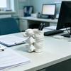 Rygformet Penneholder 3D-printede Ornamenter Praktisk Skrivebordsopbevaring Lænderygsøjle Model Beholder til Ortopædiske Studerende