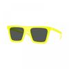 Versace Sunglasses Square Full Rim  White Frame And Dark Grey Lens Ve4468u314 87 Yellow