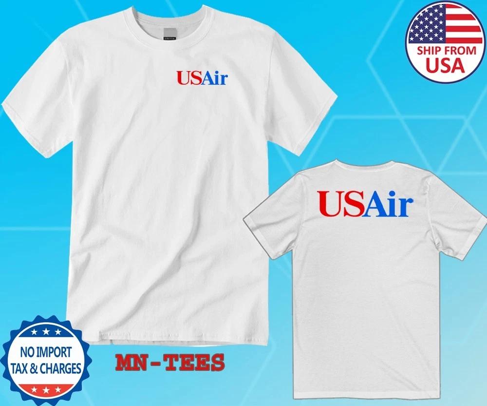 USAir Retro Airlines White Size S-5XL 2XL