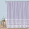Simple Modern Rainbow Shower Curtain Abstract Geometric Lines Colourful Polyester Fabric Bath Curtains With Hooks Bathroom Decor
