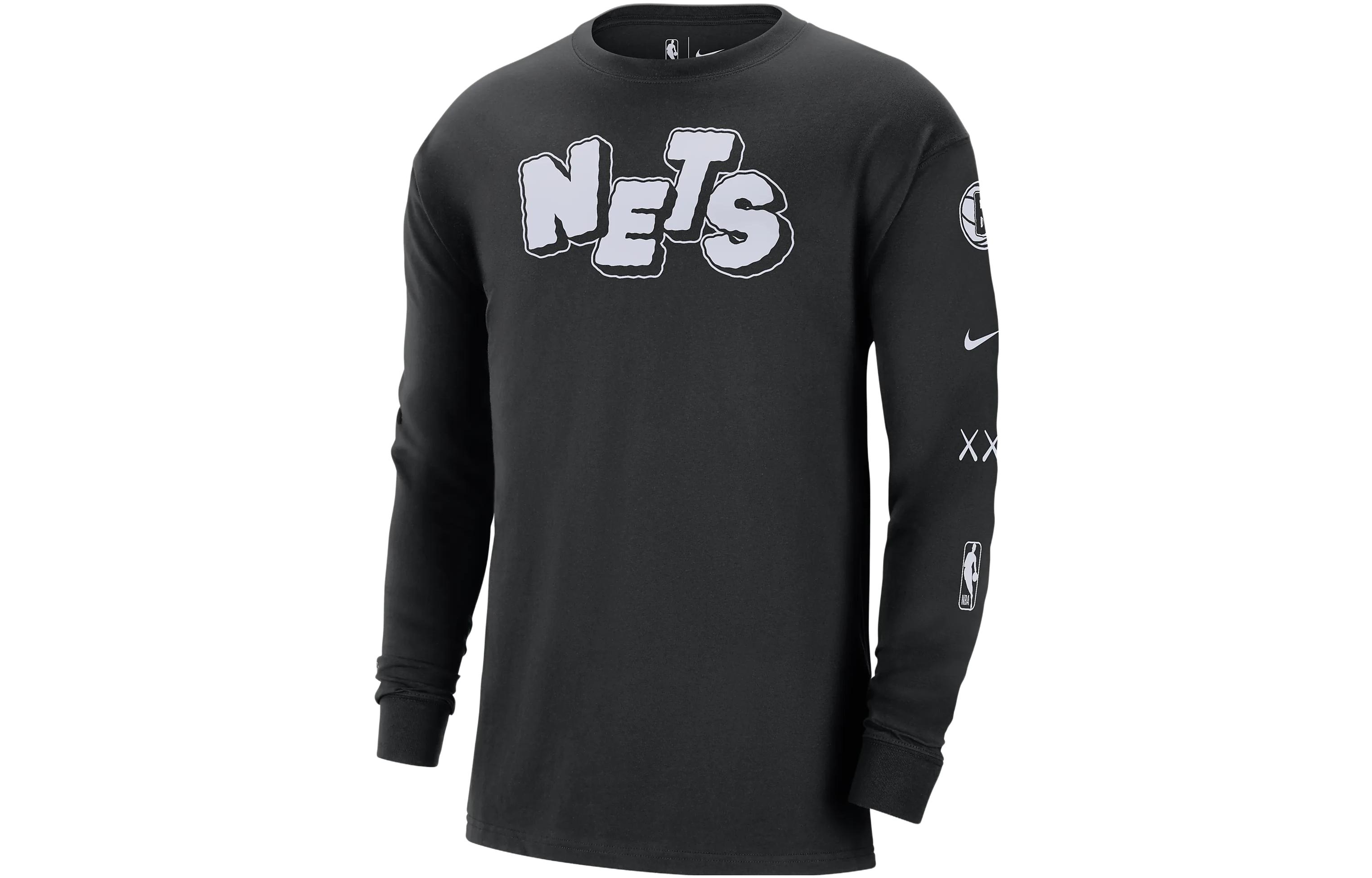 Nike Brooklyn Nets 2023/24 City Edition T Shirt City Edition 2023/24 Season, Brooklyn Nets Men s Black FN1094-010 L
