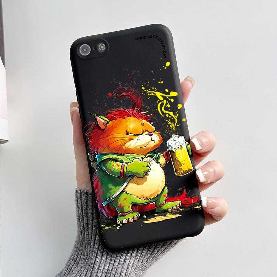 Für iPhone 5 5s SE Hülle Niedliche Kaninchen Panda Hülle Weiche Silikon Handyhülle Für iPhone SE 2020 2022 iPhone5 iPhoneSE Fundas Bumper