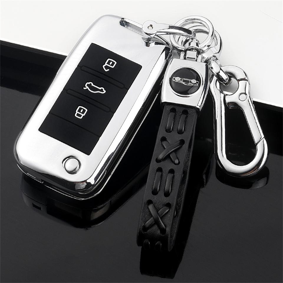 

Чехол для ключа, держатель для ключей, брелок для Roewe RX5 MG3 MG5 MG6 MG7 MG ZS GT GS 350 360 750 W5, аксессуары, брелок для стайлинга автомобиля серебряный