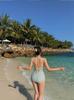2025 Stylish Women's Sexy One-Piece Swimsuit: Pure, Desirable Style, Slimming, Tummy-Concealing, Perfect for Beach and Hot Springs