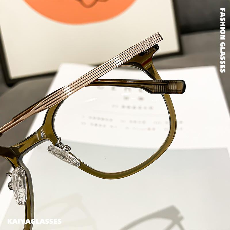 Transparente Brille Damen Myopiebrille Titanlegierung Herren Blaulichtfilter Computerbrille -0,5 -0,75 -1,0 -1,25 -1,5 -6,0