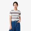 Women's Pleated Rib Short-Sleeve Sweater AF7961-55N6QI