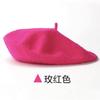Autumn Winter French Beret Wool Pumpkin hats for women Ladies Female Outdoor Thick Warm Artist Caps Gifts