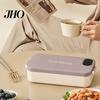 Electric Lunch Box 900ml Heated Capacity 2-in-1 Stainless Steel Warming Travel Non-Stick Coating Portable Meal Container for Office Car