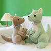 Kangaroo Plush Animal Toy Stuffed Doll Home Bedroom Decoration Gift Children