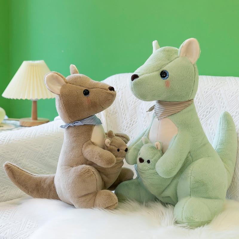 Kangaroo Plush Animal Toy Stuffed Doll Home Bedroom Decoration Gift Children