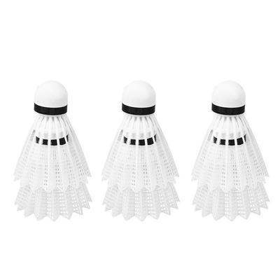 Badminton Pack of Plastic Shuttlecocks for Competition and Use Shuttlecocks, 6, Practice, Indoor/Outdoor