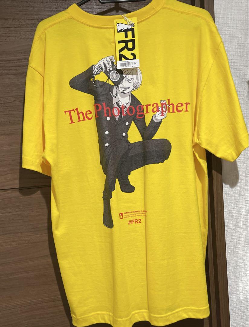 

[USED] FR2 One Piece Sanji T-shirt, Yellow