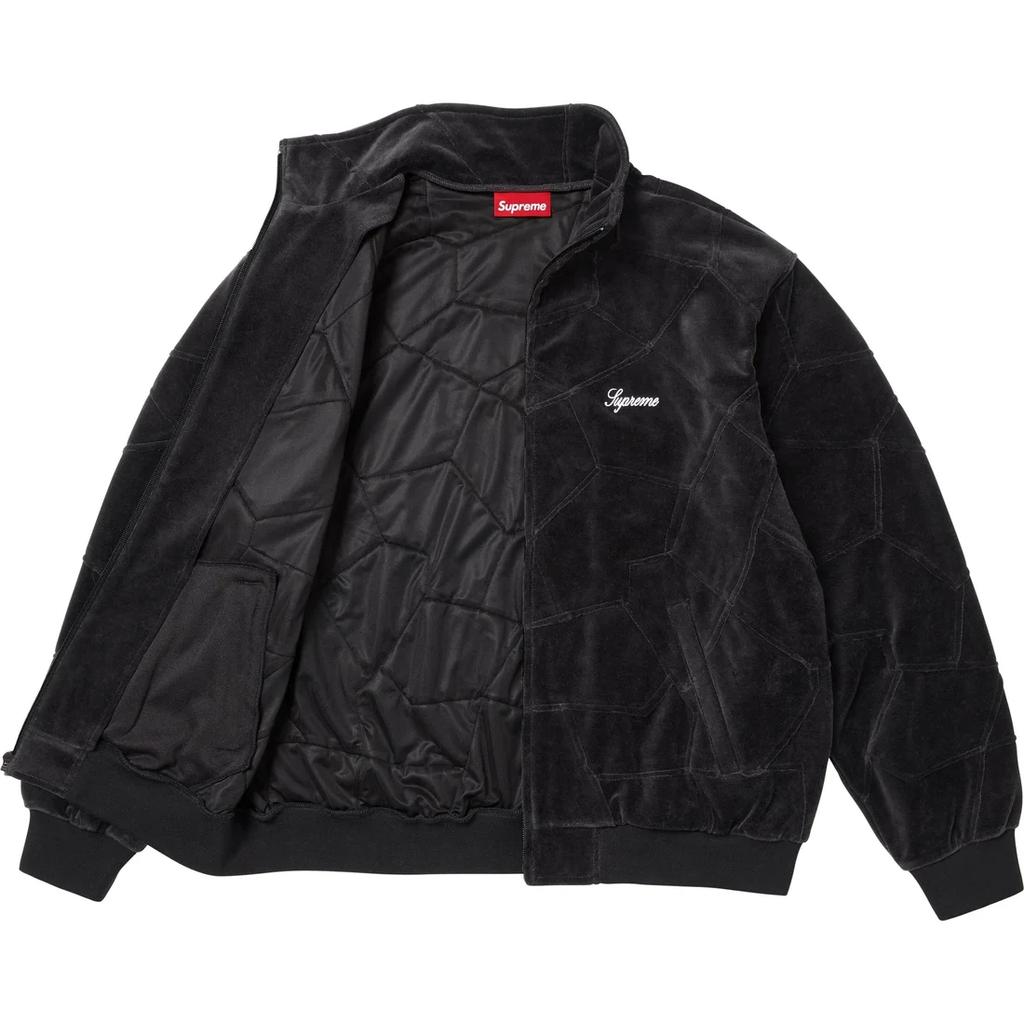 Supreme Patchwork Velour Track Jacket SUP-SS25-091