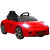 Voiture à monter pour enfants de 3 à 5 ans avec licence officielle RUF GT, télécommande, ceinture de sécurité et musique, Rouge