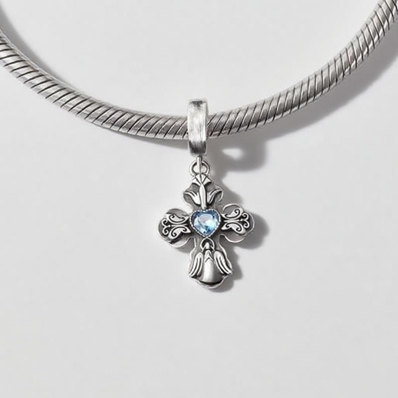 Cross Multiple Series Pendant Fit Original Europeancopper Jewelry & Diy Making Unique Fine Jewelry Bracelet