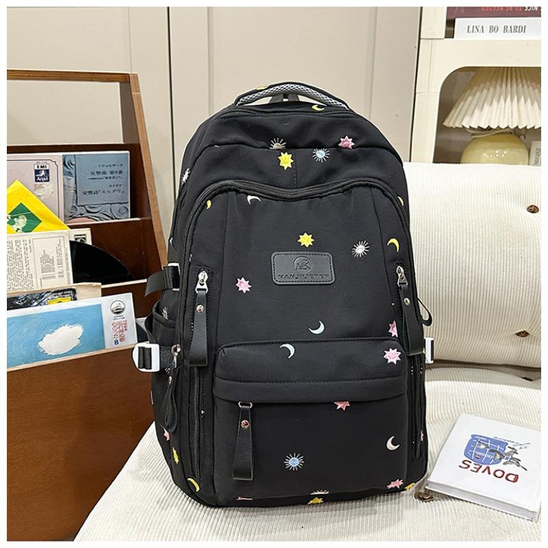 New Large-capacity Backpack Junior High School Lightweight Women's Schoolbag Simple and Versatile Campus Backpack
