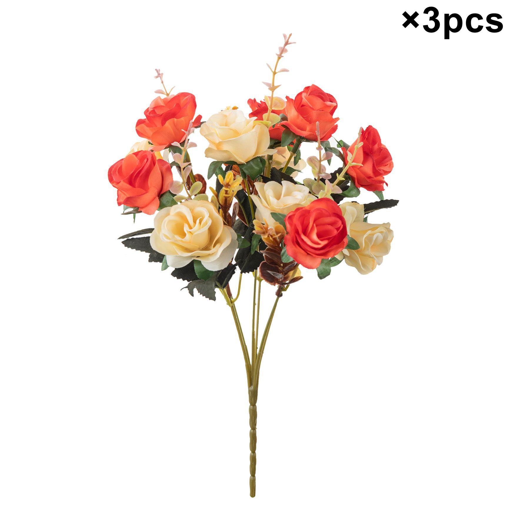 

1 шт. Шелковая Роза Искусственные Цветы Свадьба Дом Фестиваль Украшение Букет Невесты Поделка Скрапбукинг Венок Фото Реквизит DIY Коробка 1pc оранжевый