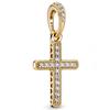 Glanz funkelnde Unendlichkeit Herz Kreuz Mutter Sohn Liebe Anhänger Perlen 925 Sterling Silber Charms passen Mode-Armband-Schmuck