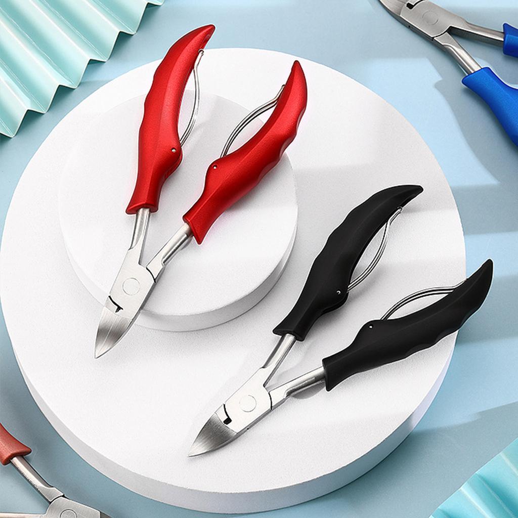 Tåneglklipper for inngrodde eller tykke tånegler Multifunksjonelt sammenleggbart verktøysett for inngrodde tånegler