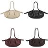 Brand Luxury Cloud Dumpling Bag Zipper Design Women's Bag Adjustable Shoulder Strap Crossbody Handbag Textured Underarm Bag