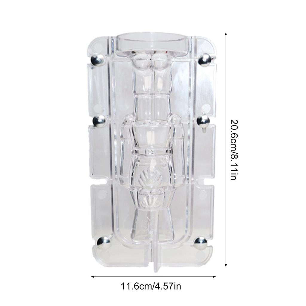 Nussknacker Kerze Silikonformen 3D Soldaten Kerzenformen Handgemachte Seife Kerzenherstellungsformen für Heimdekoration