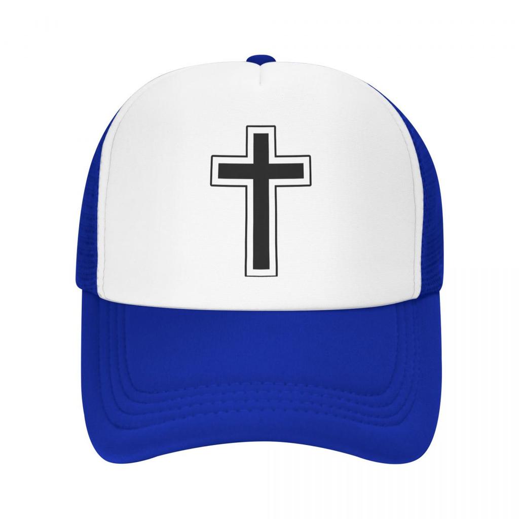 Gorra de camionero con cruz católica de Jesús, gorra de béisbol ajustable para adultos, cristiana, religiosa, unisex, estilo hip hop, snapback