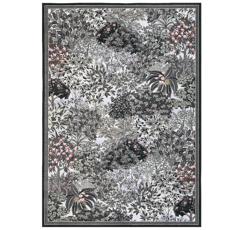 Living Room Carpet Non-slip Machine Washable Floor Mat Forest Plant Rug Large Area Bedroom Bedside Mats Home Decoration Carpets