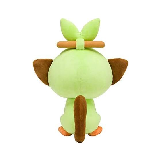 Pokemon Center Original Plush Doll, Life-Sized Grookey, 39x31x35 (HxWxD:cm), Pokemon from the Galar Region