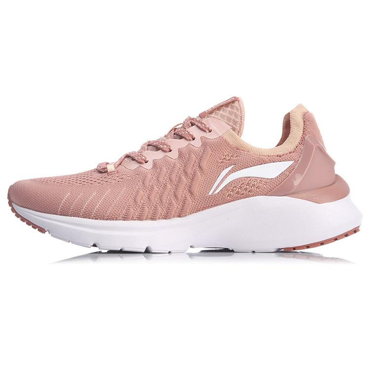 

New LiNing YunQue Cushioning Low Top Running Shoes Women s Pink ARHQ178-3 35
